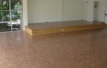 satin waterbase on parquet floor in noosaville