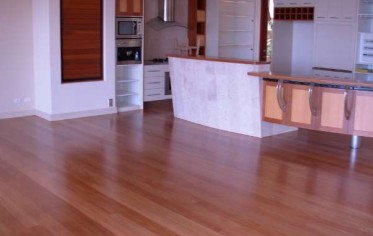 Satin Waterbase on Wideboard Blackbutt