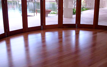 Parky's Floor Satin Waterbase on Blackbutt in Cooroy